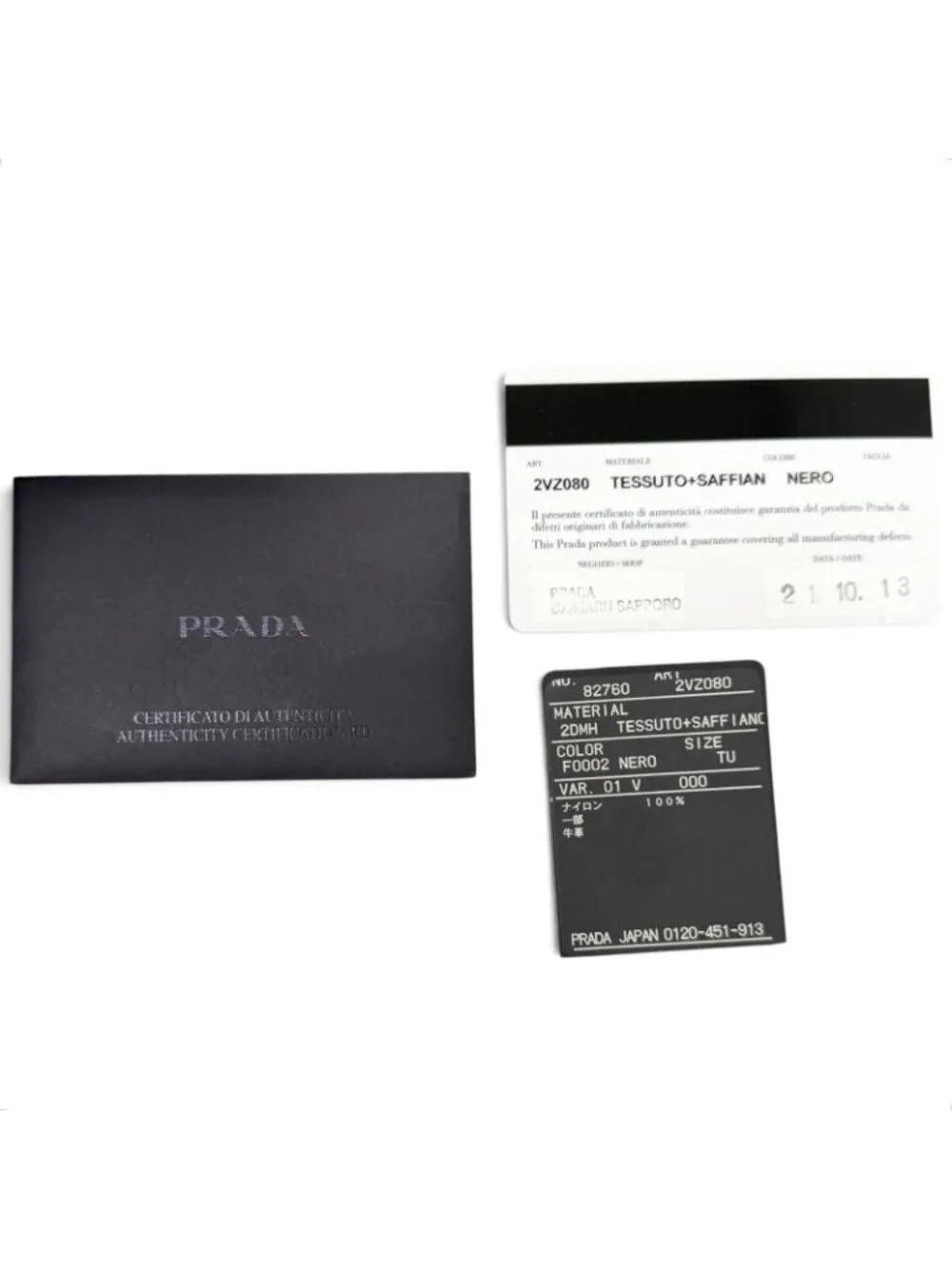 Prada Triangle Logo Re-Nylon Saffiano Leather Backpack with Day Pack Black